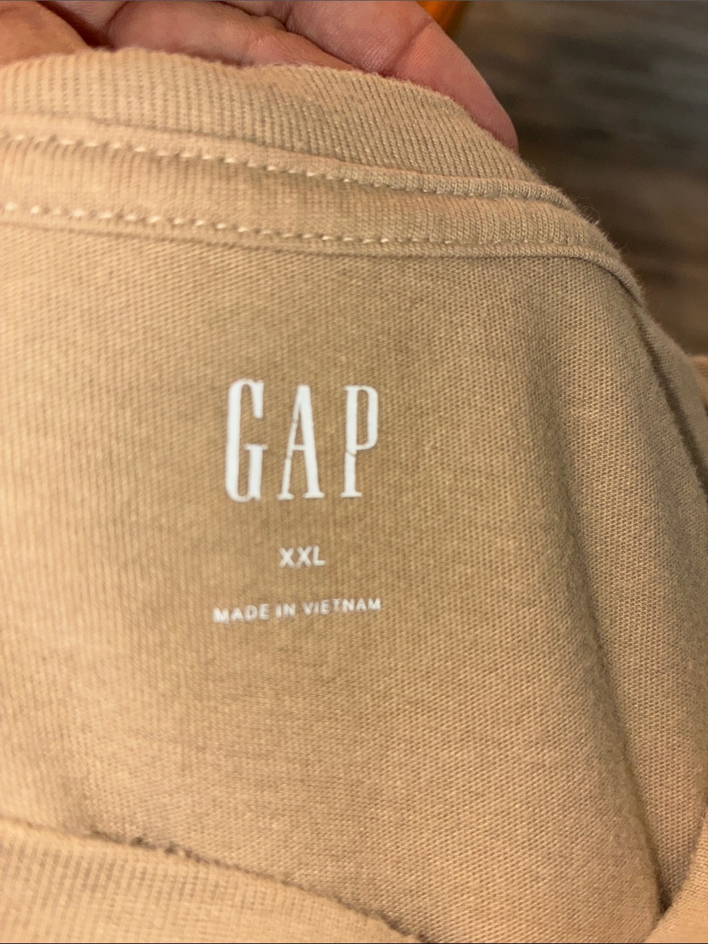 GAP/ARIZONA JEAN CO/NEXT LEVEL APPAREL Excellent Men’s Beige, Green & Olive Tees - Picture 4 of 11